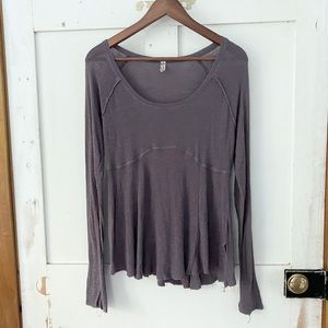 Free People Intimately Free long sleeve boho top